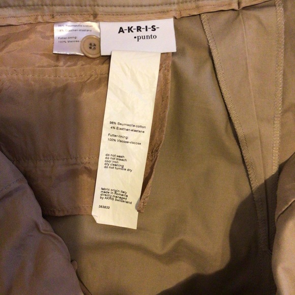 Tan trousers by Akris Punto size 12 - Picture 5 of 5